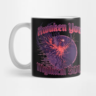Awaken Your Mythical Soul Purple Phoenix Mug